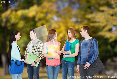 Image of group of smiling students standing