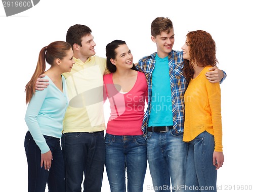 Image of group of smiling teenagers