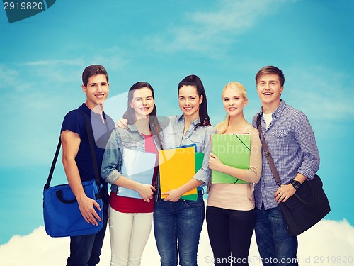 Image of group of smiling students standing