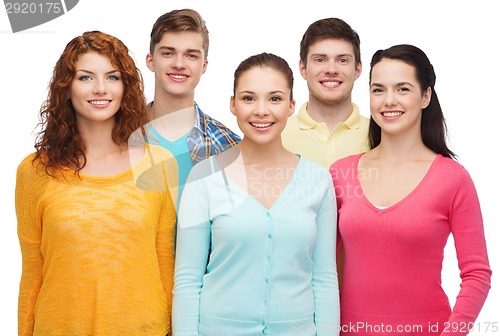 Image of group of smiling teenagers