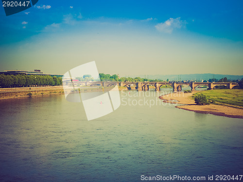 Image of Elbe river in Dresden