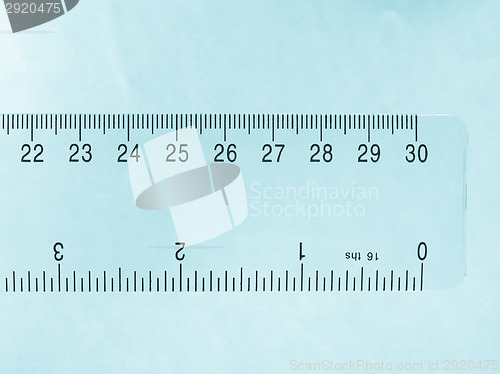 Image of Imperial and metric ruler