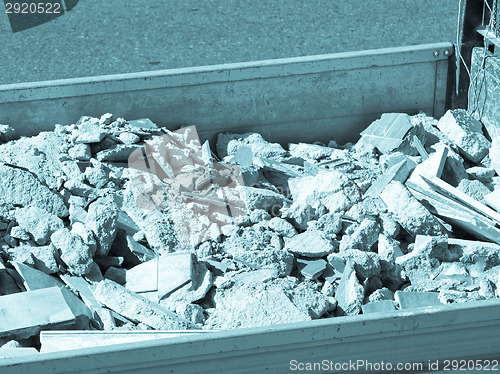 Image of Demolition waste debris