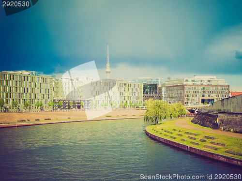 Image of Retro look TV Tower Berlin