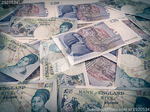Image of Retro look Pound note