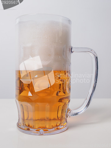 Image of Lager beer glass