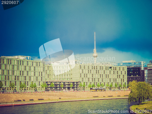 Image of Retro look TV Tower Berlin