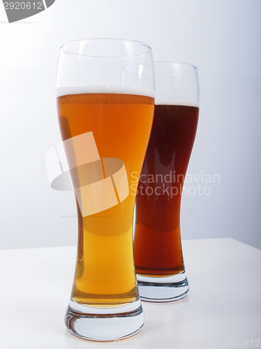 Image of Two glasses of German beer