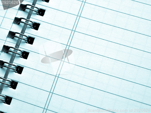 Image of Blank notebook page