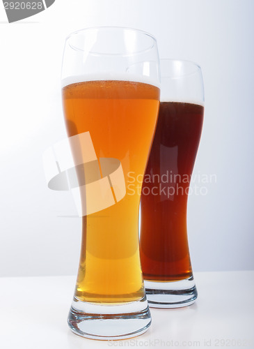 Image of Two glasses of German beer