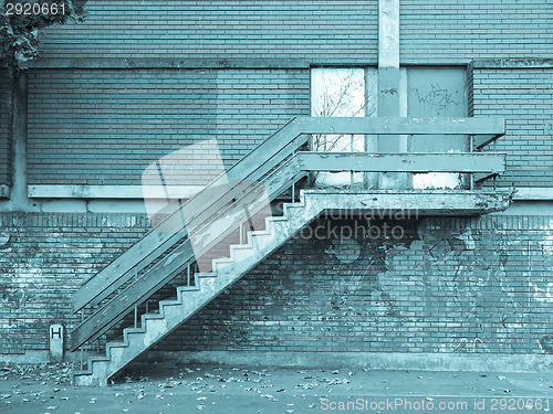 Image of Old industrial stair