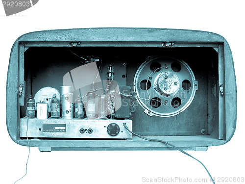 Image of Old AM radio tuner