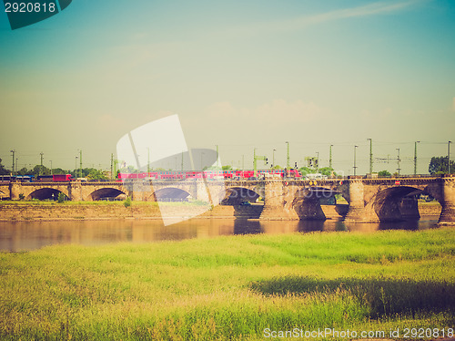 Image of Elbe river in Dresden