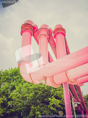 Image of Retro look Berlin water pipes