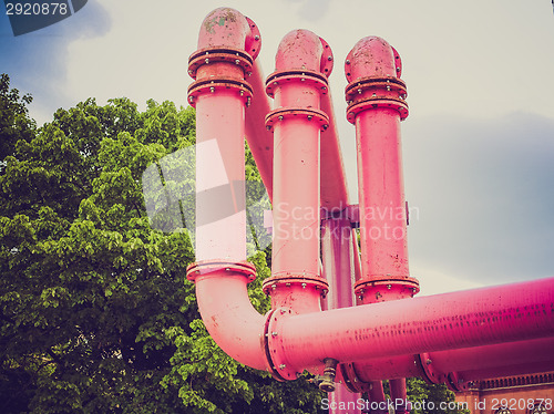 Image of Retro look Berlin water pipes