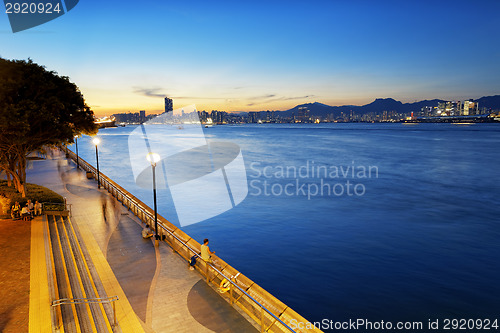Image of sunset in Waterfront Promenade