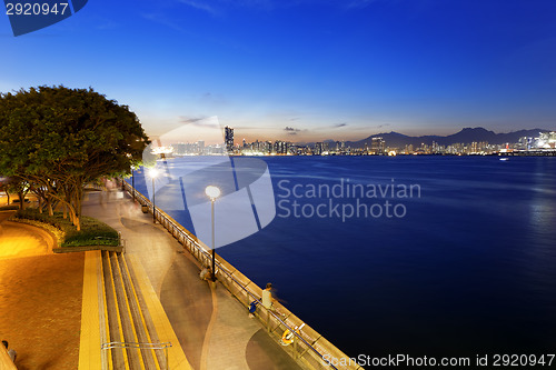 Image of sunset in Waterfront Promenade