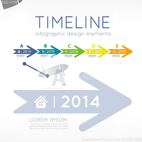 Image of Timeline infographic