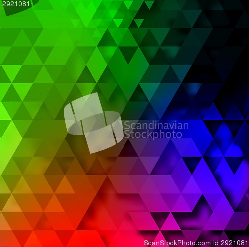 Image of Triangle abstract vector background illustration