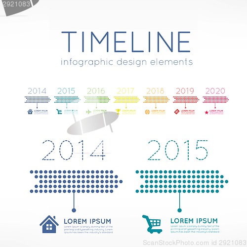 Image of Timeline infographic