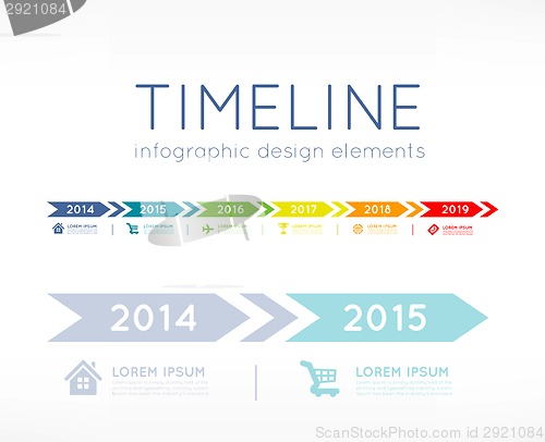 Image of Timeline infographic