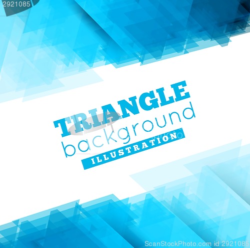 Image of Triangle abstract vector background illustration