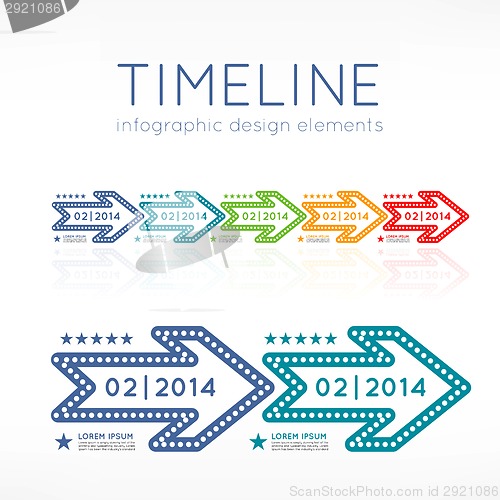 Image of Timeline infographic