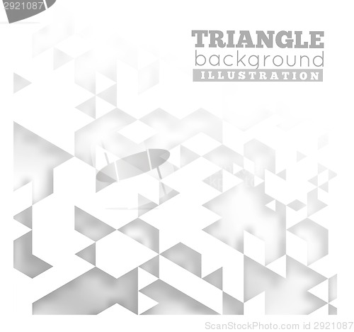 Image of Triangle abstract vector background illustration