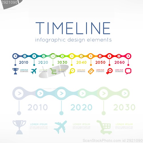 Image of Timeline infographic