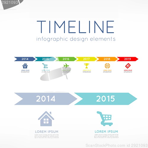 Image of Timeline infographic