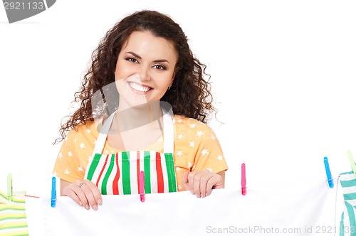 Image of Young housewife