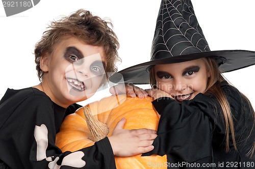 Image of Child in halloween costume