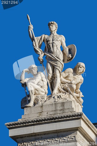 Image of Fragment of Vittorio Emanuele monument II in Rome