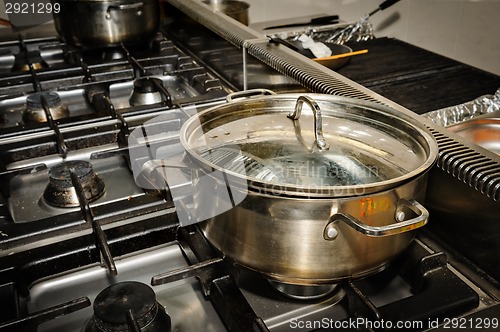 Image of real restaurant kitchen