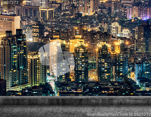 Image of Taipei city night