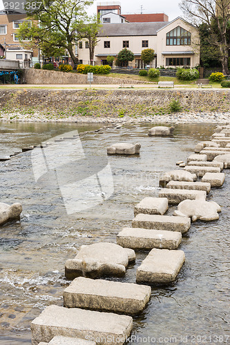 Image of stones and stone tortoise