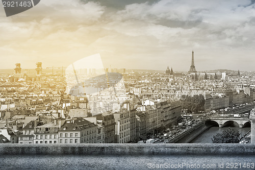 Image of Paris city skyline