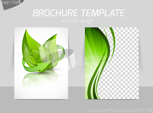 Image of Flyer back and front template design