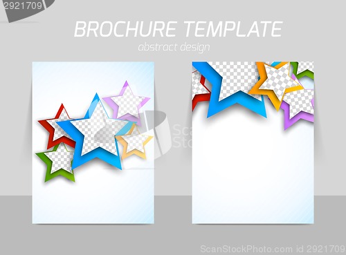 Image of Flyer back and front template design