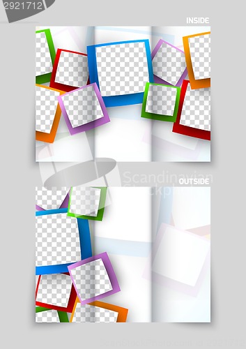 Image of Tri-fold brochure template design