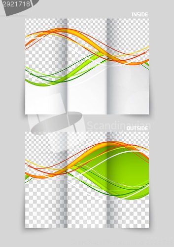 Image of Tri-fold brochure template design