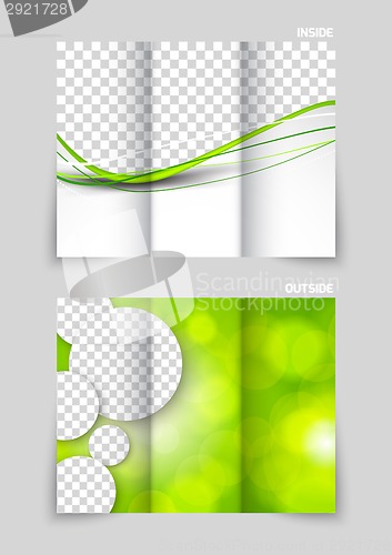 Image of Tri-fold brochure template design