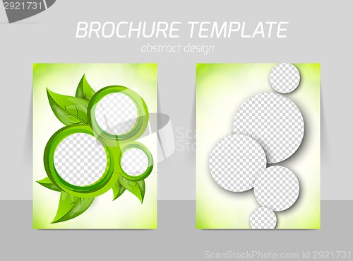 Image of Flyer back and front template design