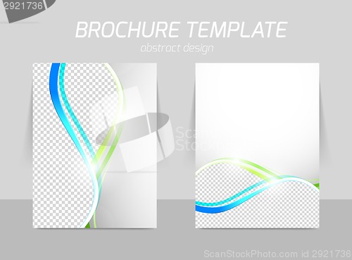 Image of Flyer back and front template design