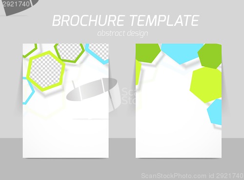 Image of Flyer back and front template design