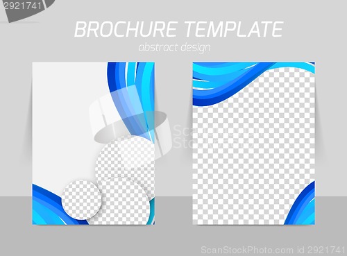 Image of Flyer template back and front design