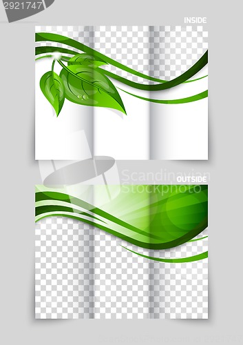 Image of Tri-fold brochure template design