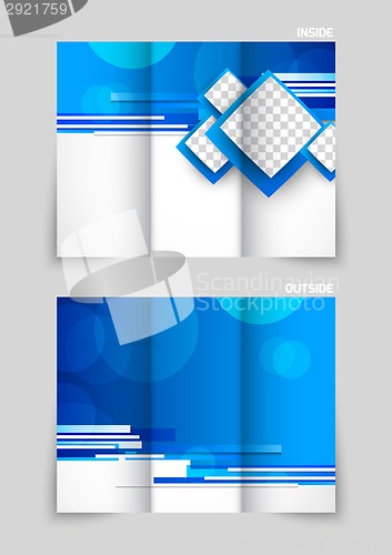 Image of Tri-fold brochure template design