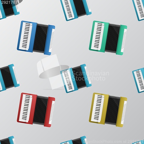 Image of Vector background for accordion