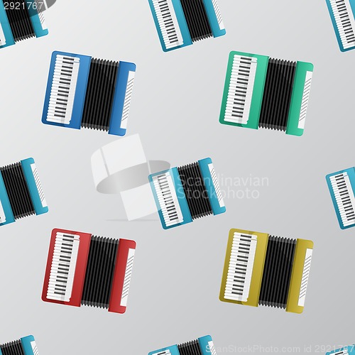 Image of Vector background for accordion